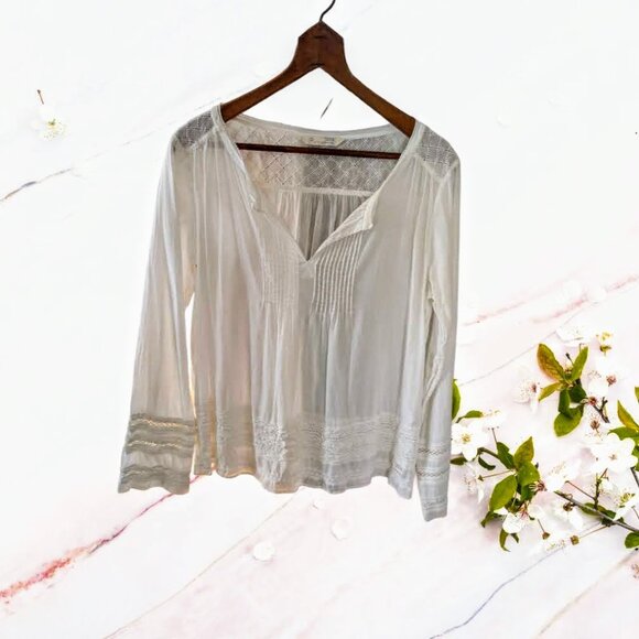 Odd Molly Tops - Odd Molly Long Sleeve Peasant Blouse